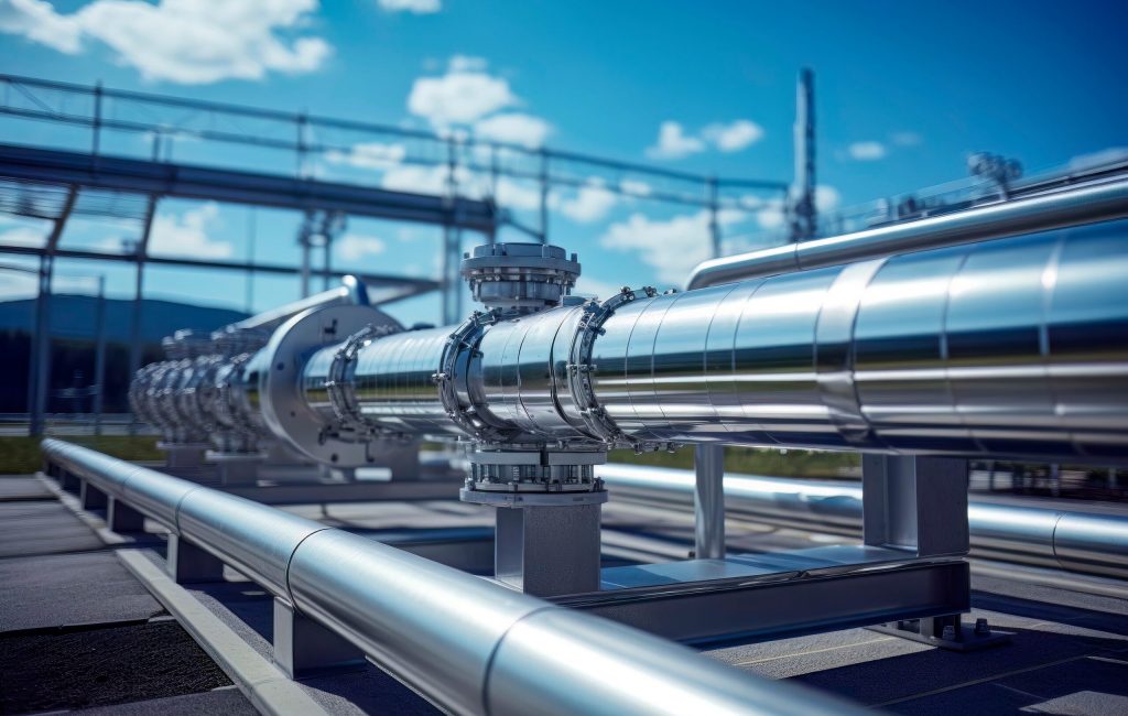 Industrial pipelines used for the transport of gas and methane